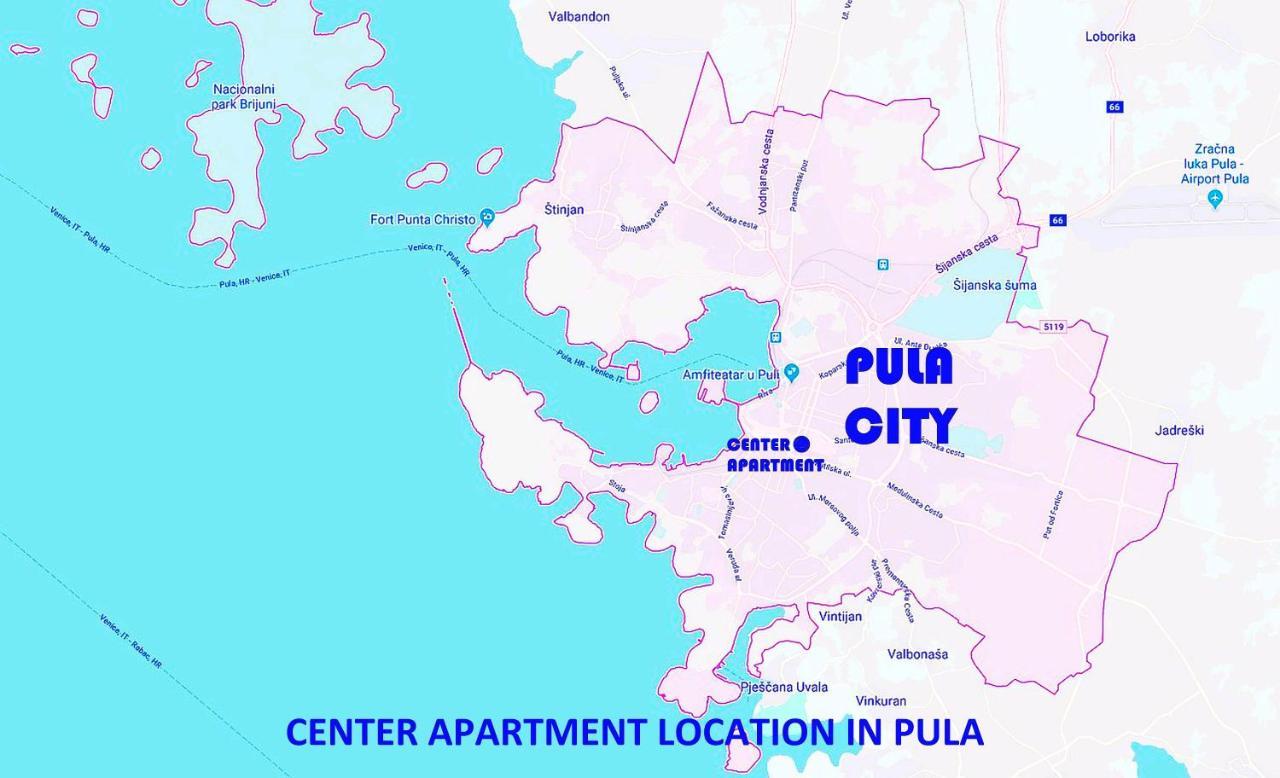 Center Studio Apartment Pula Dış mekan fotoğraf